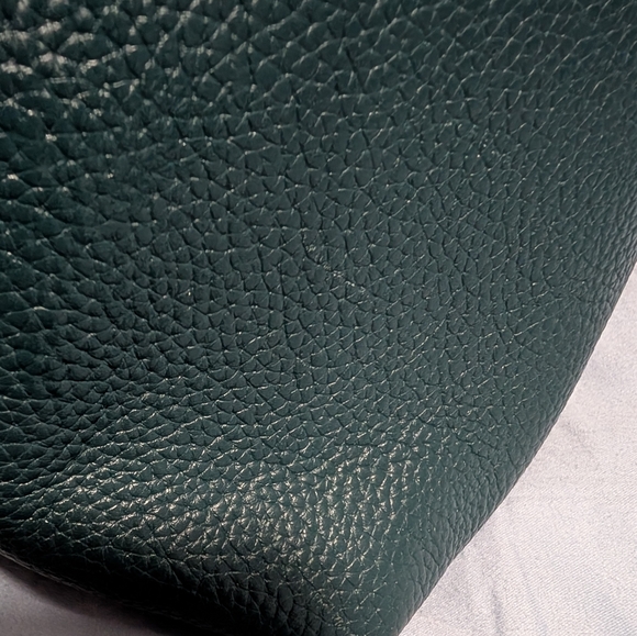 Kate Spade New York Zippy Shoulder Bag Pebbled Leather Purse Peacock (EUC) - Picture 11 of 15